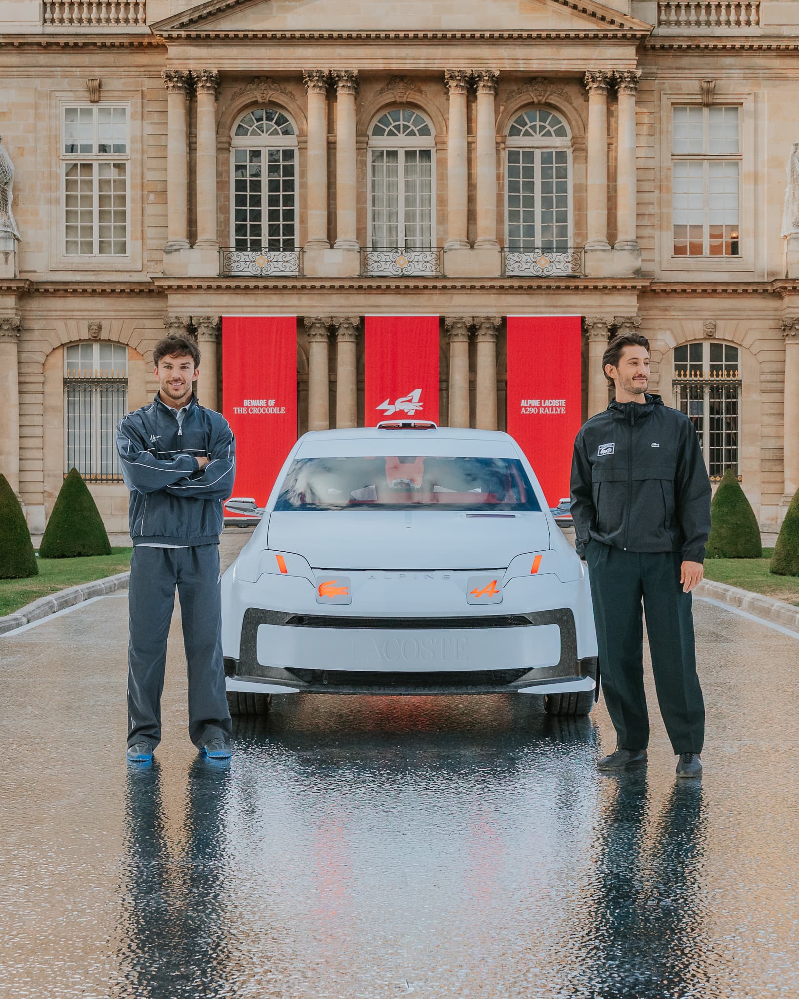 PIERRE GASLY FOR LACOSTE X ALPINE CARS