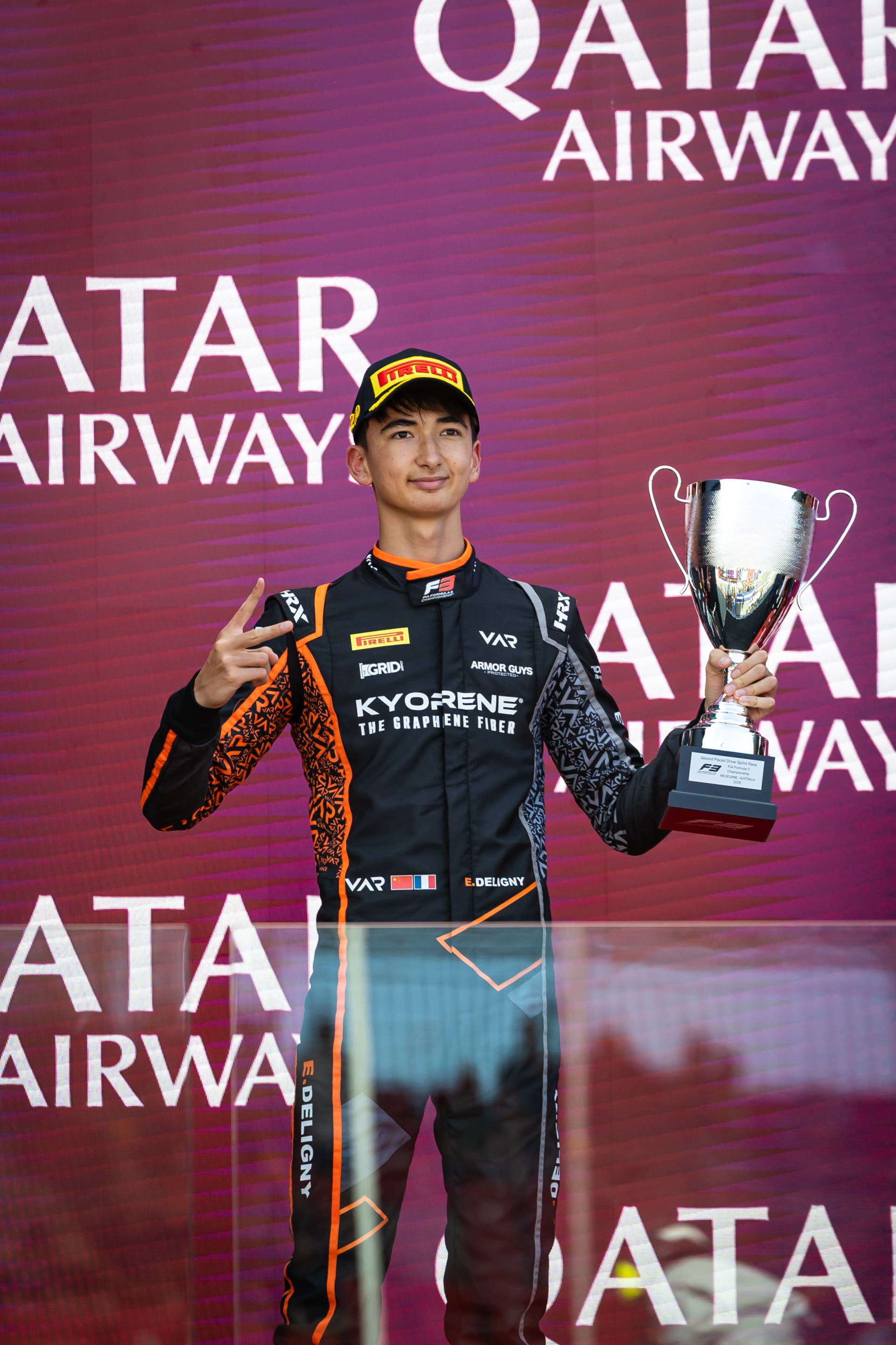 ENZO DELIGNY OBTIENT UN PODIUM LORS DE SES DÉBUTS EN FIA FORMULA 3