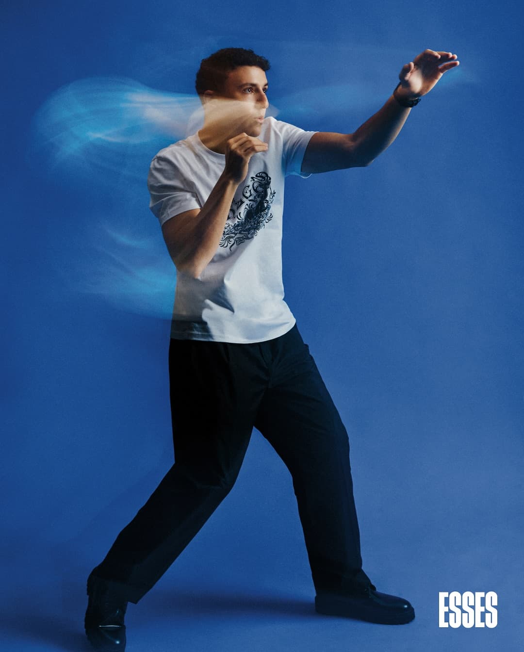ISACK HADJAR ON THE COVER OF ESSES MAG ISSUE 4